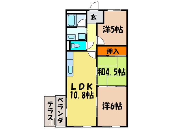 ルナコ－ト向ヶ丘の物件間取画像